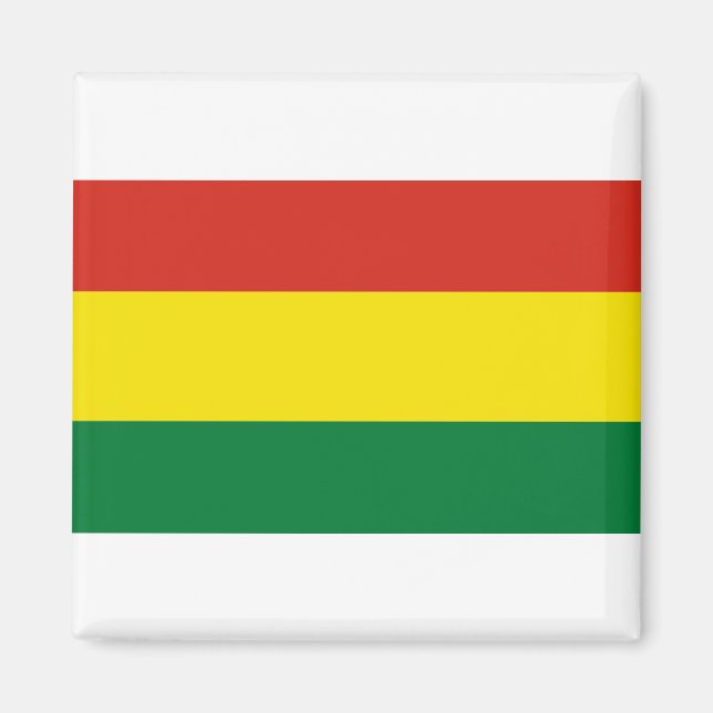 Aimant Drapeau de la Bolivie (Devant)