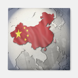 Aimant Drapeau de la Chine