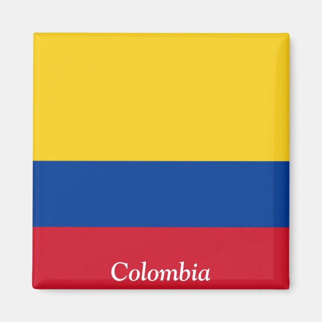 Aimant Drapeau de la Colombie (Devant)