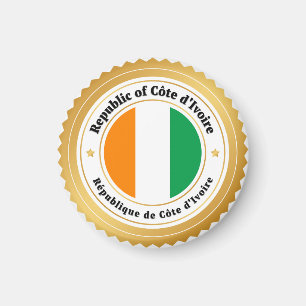 Aimant Drapeau de la Côte d'Ivoire