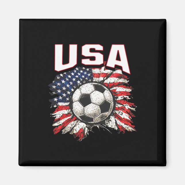 Aimant Drapeau de la Coupe 2026 Soccer Pride Fun Famille  (Devant)
