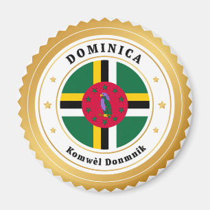 Aimant Drapeau de la Dominique