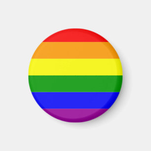 Aimant Drapeau de la fierté arc-en-ciel LGBTQIA+