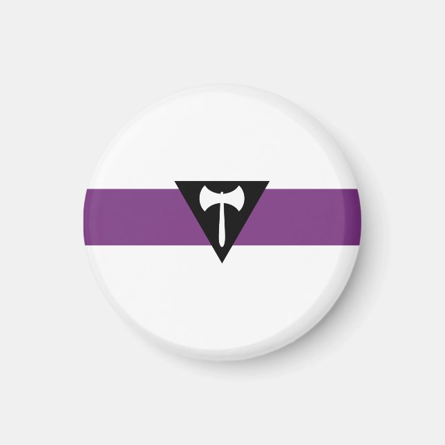 Aimant Drapeau de la fierté lesbienne (Devant)