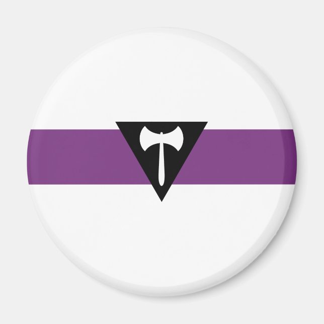 Aimant Drapeau de la fierté lesbienne (Devant)