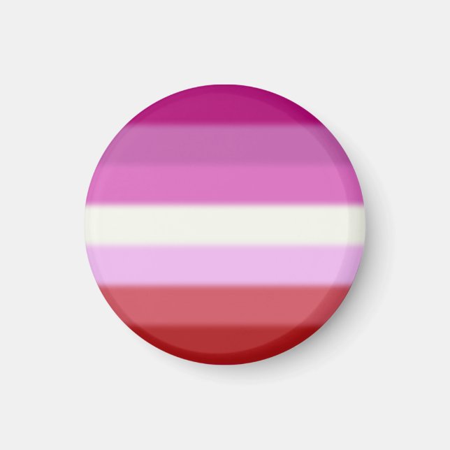 Aimant Drapeau de la Fierté lesbienne tombée (Devant)
