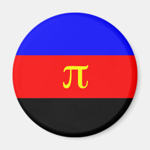 Aimant Drapeau de la Fierté polyamérale