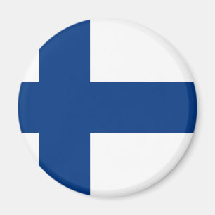 Aimant Drapeau de la Finlande (lippu de Suomen, flagga de