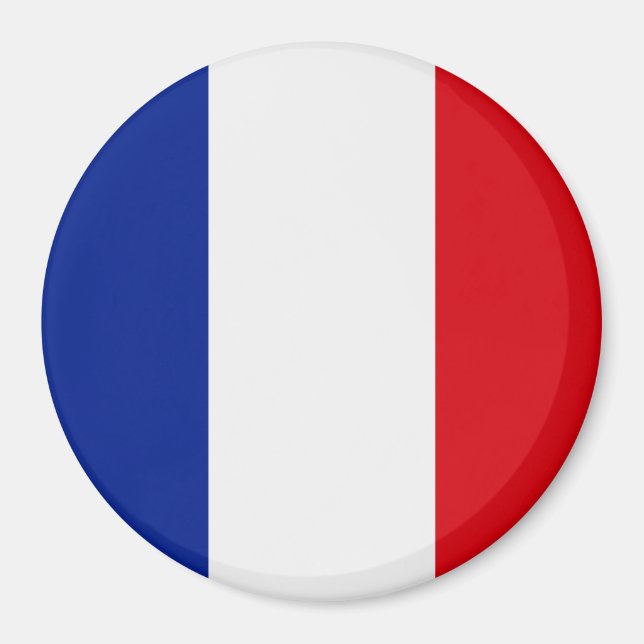 Aimant Drapeau de la France (Devant)
