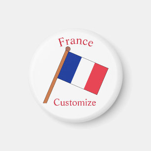 Aimant Drapeau de la France Thunder_Cove