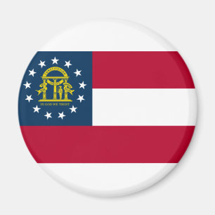 Aimant Drapeau de la Géorgie (États-Unis)