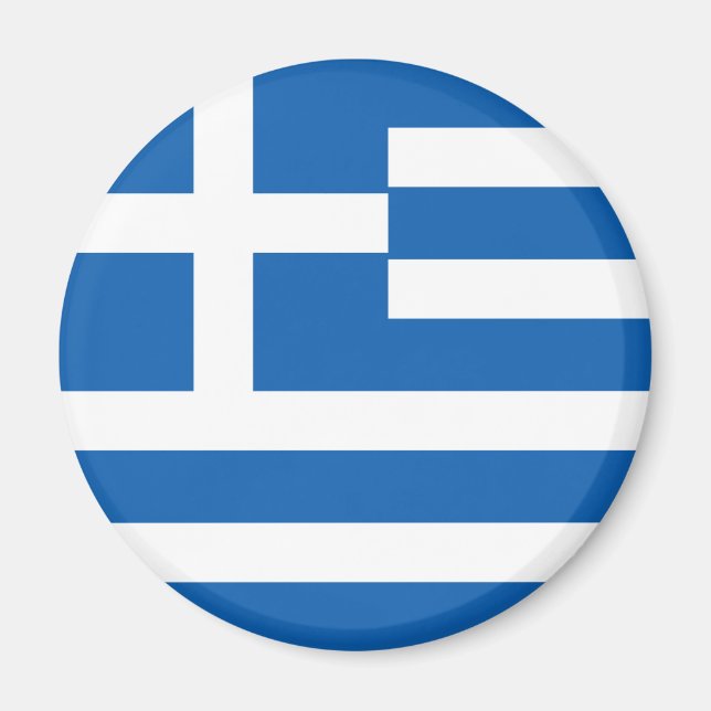 Aimant Drapeau de la Grèce (Devant)