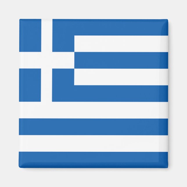 Aimant Drapeau de la Grèce (Devant)