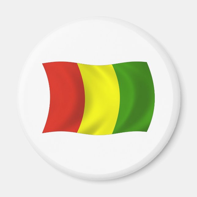 Aimant Drapeau de la Guinée (Devant)