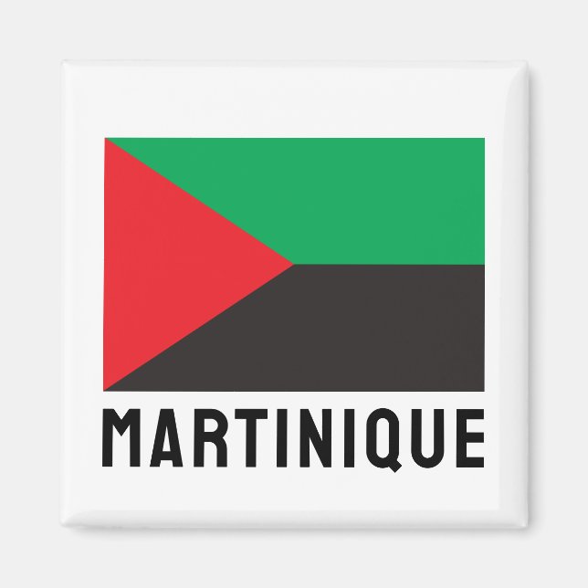 Aimant Drapeau de la Martinique (2023) (Devant)
