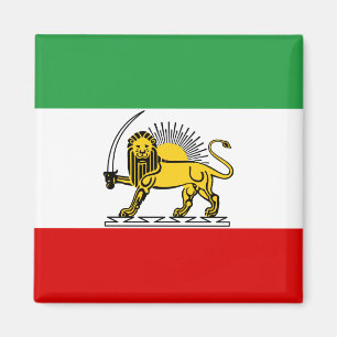 Aimant Drapeau de la monarchie constitutionnelle iranienn