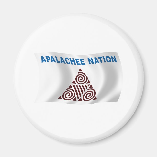 Aimant Drapeau de la Nation Apalachee (Devant)