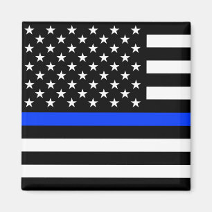 Aimant Drapeau de la police Thin Blue Line