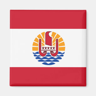 Aimant Drapeau de la Polynésie française