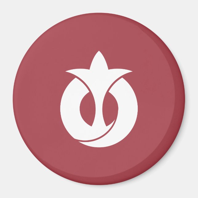 Aimant Drapeau de la préfecture d'Aichi, Japon (Devant)