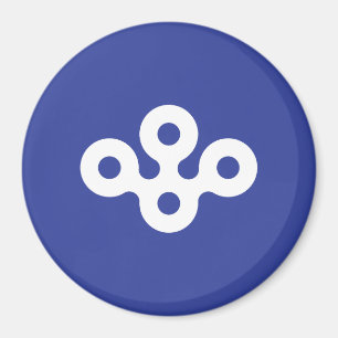 Aimant Drapeau de la préfecture d'Osaka, Japon