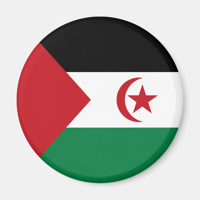 Aimant Drapeau de la République arabe sahraouie démocrati (Devant)