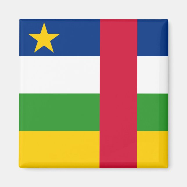 Aimant Drapeau de la République centrafricaine (Devant)