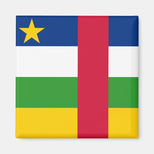 Aimant Drapeau de la République centrafricaine (Devant)