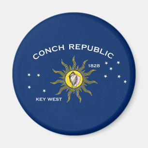 Aimant Drapeau de la République de Conch, Drapeau de Key 