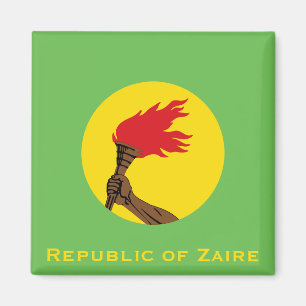 Aimant Drapeau de la République du Zaïre