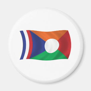 Aimant Drapeau de la Réunion