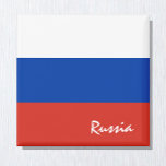 Aimant Drapeau de la Russie & Amateurs de vacances/sports<br><div class="desc">Aimants frigo : Russie & Asie - J'aime mon pays et drapeau russe cadeaux de vacances pour patriotes</div>