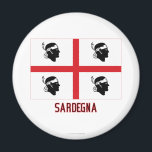 Aimant Drapeau de la Sardaigne<br><div class="desc">Le drapeau de la région de la Sardaigne en Italie est une excellente façon de dire au monde d'où vous venez — ou d'où vous voulez être. N'est-ce pas génial d'être italien ? VEXILLOPHILE propose des drapeaux plats et des drapeaux, généralement disponibles avec le nom du lieu — souvent dans...</div>