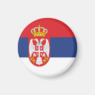 Aimant drapeau de la Serbie
