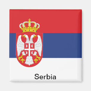 Aimant Drapeau de la Serbie