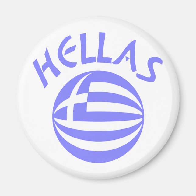 Aimant Drapeau de la sphère Hellas (Devant)