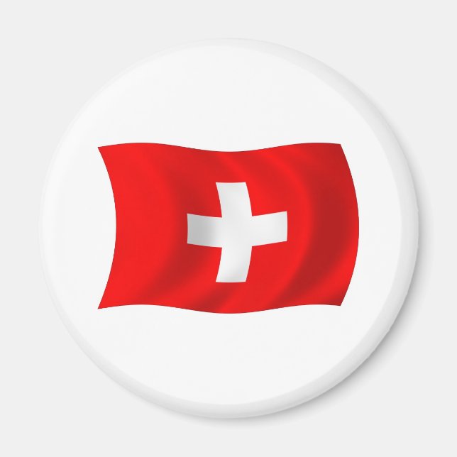 Aimant drapeau de la Suisse (Devant)