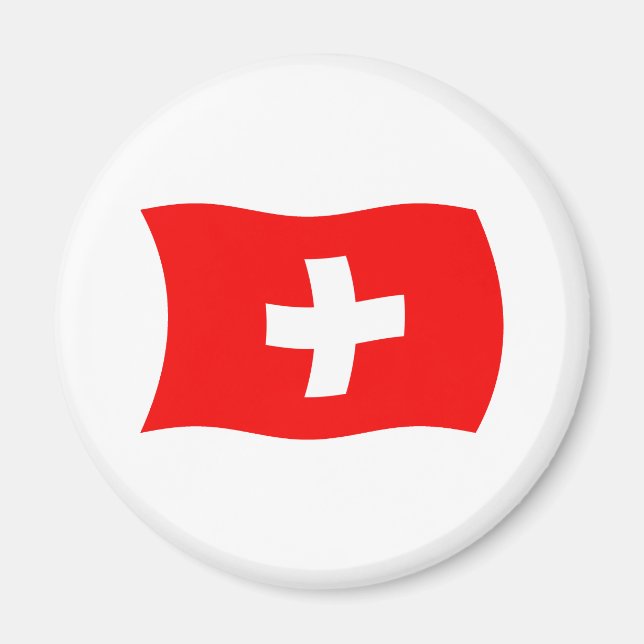 Aimant drapeau de la Suisse (Devant)