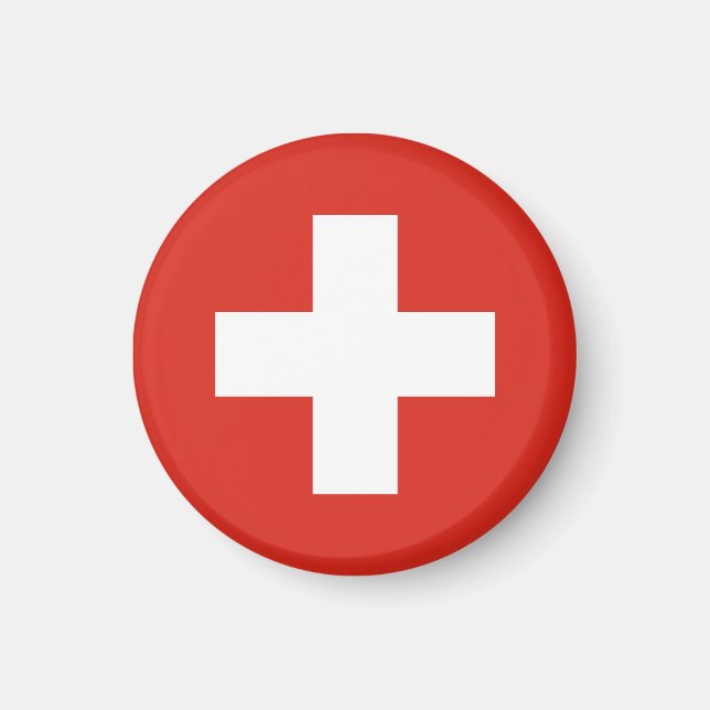 Aimant drapeau de la Suisse (Devant)