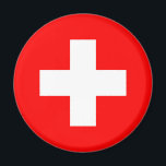 Aimant Drapeau de la Suisse<br><div class="desc">Drapeau de la Suisse</div>