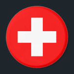 Aimant Drapeau de la Suisse<br><div class="desc">Drapeau de la Suisse</div>