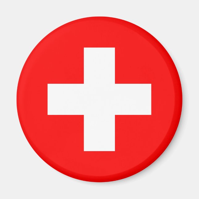Aimant Drapeau de la Suisse (Devant)