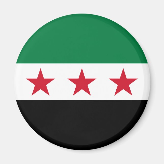 Aimant Drapeau de la Syrie (Devant)