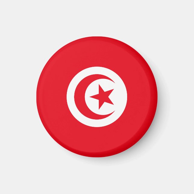 Aimant Drapeau de la Tunisie (Devant)
