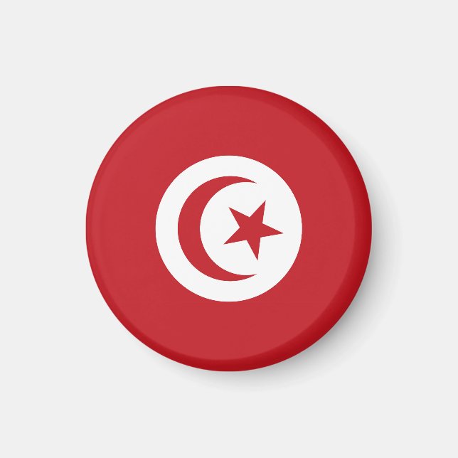 Aimant Drapeau de la Tunisie (Devant)