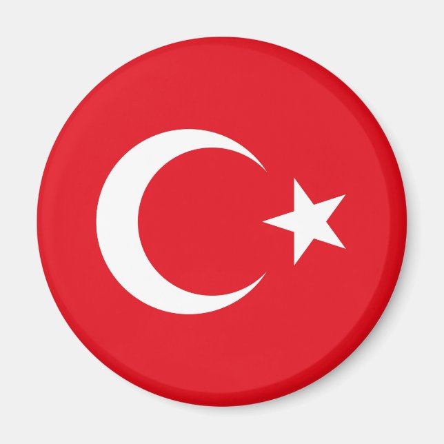 Aimant Drapeau de la Turquie (Devant)