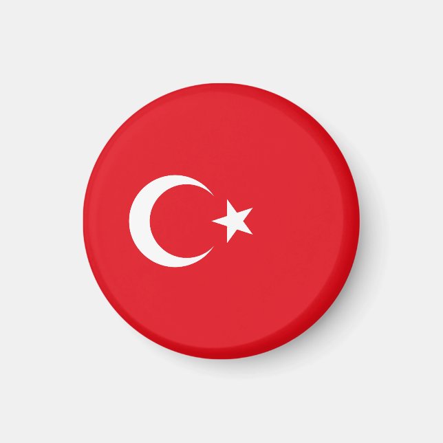 Aimant Drapeau de la Turquie (Devant)