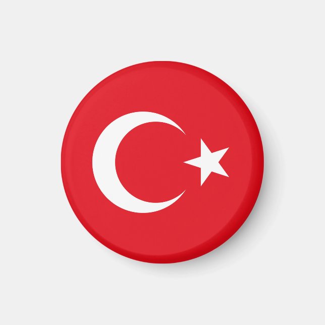 Aimant Drapeau de la Turquie (Devant)