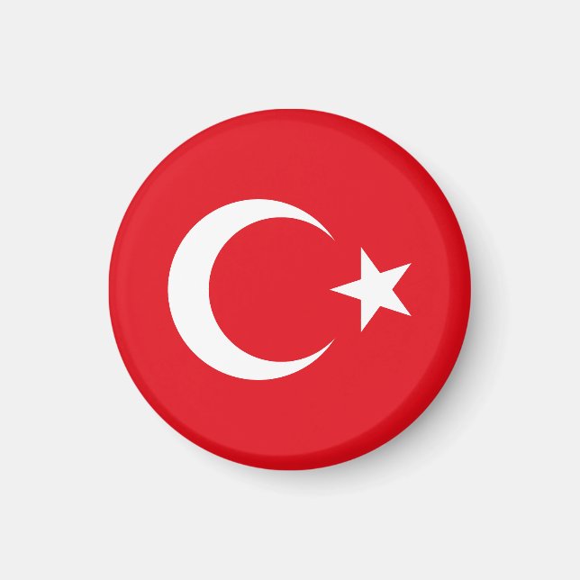 Aimant Drapeau de la Turquie (Devant)