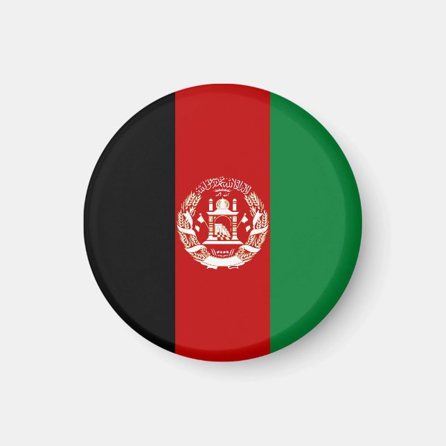 Aimant Drapeau de l'Afghanistan (Devant)